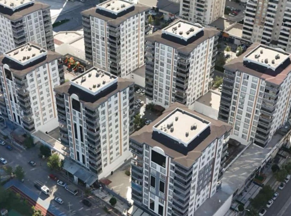 Toplu konut mantolama uygulaması